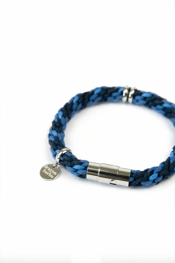 Bracelet créateur homme femme - LEANDRE - Bleu – Image 5