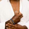 Bracelet créateur homme femme - LEANDRE - Bleu – Image 4