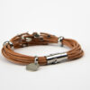 bracelet boheme chic olympe marron packshot dos
