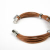 bracelet boheme chic olympe marron detail fermoir aimanté