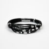 bracelet original homme femme chic noir packshot face